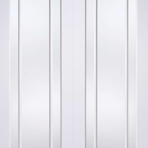 White Primed Lincoln Glazed Pair - Solid Core - LPD